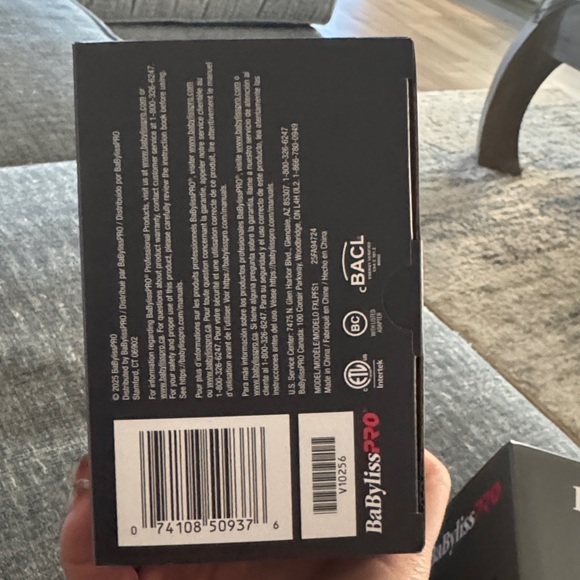 BaBylissPRO Black and Blue Single-Foil Shaver - Picture 3 of 3